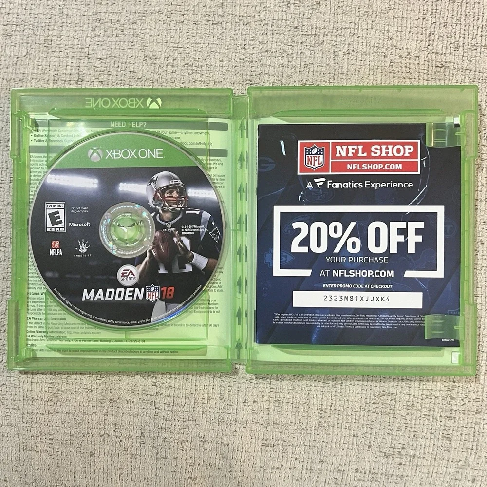 Madden NFL 18‎ (Microsoft Xbox One, 2017)